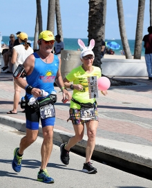 Publix Marathon - Doug and Pacer Marie