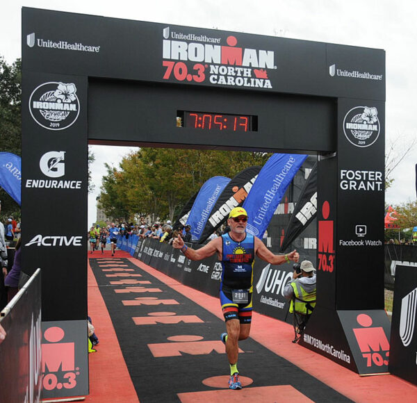 IronMan NC 70.3 Triathlon Destination Race 2019 Tri with Doug